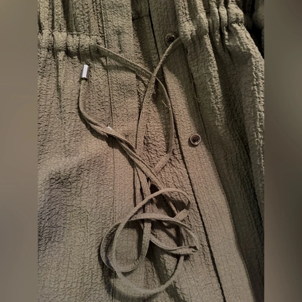 Calvin Klein Khaki Textured Shirt - Picture 5 of 10